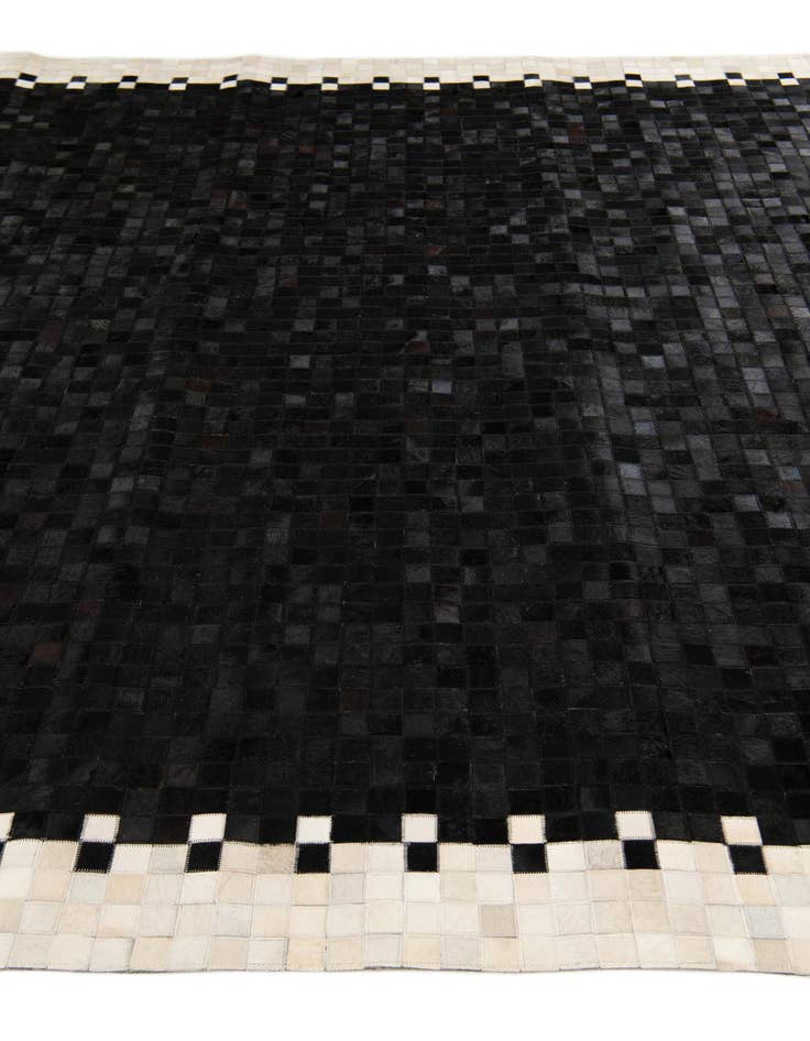 Detail image of 8' 1 x 9' 11 Cowhide Stocks Rug