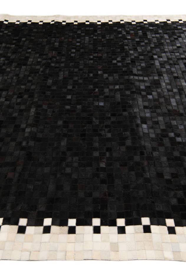 Detail image of 8' 1 x 9' 11 Cowhide Stocks Rug