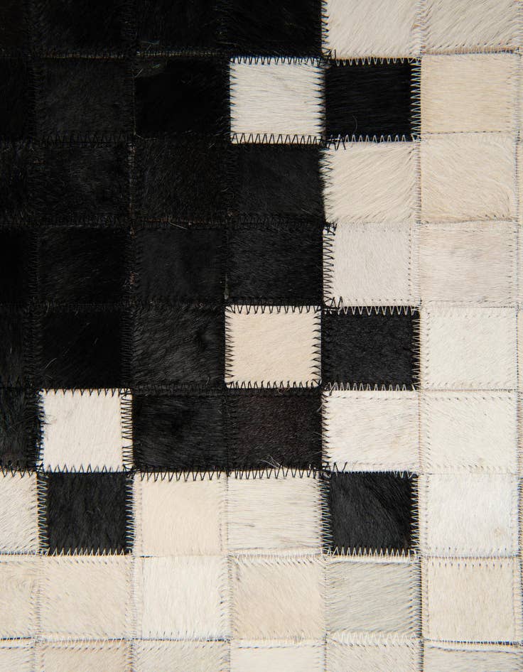 Detail image of 8' 1 x 9' 11 Cowhide Stocks Rug