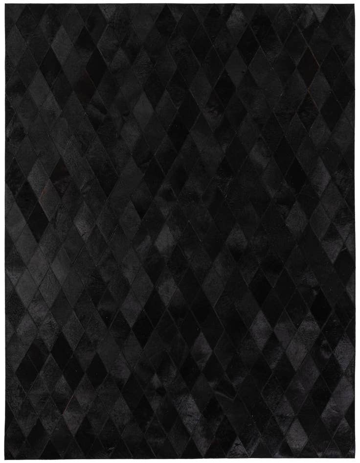 Detail image of 4' 7 x 6' 6 Cowhide Stocks Rug