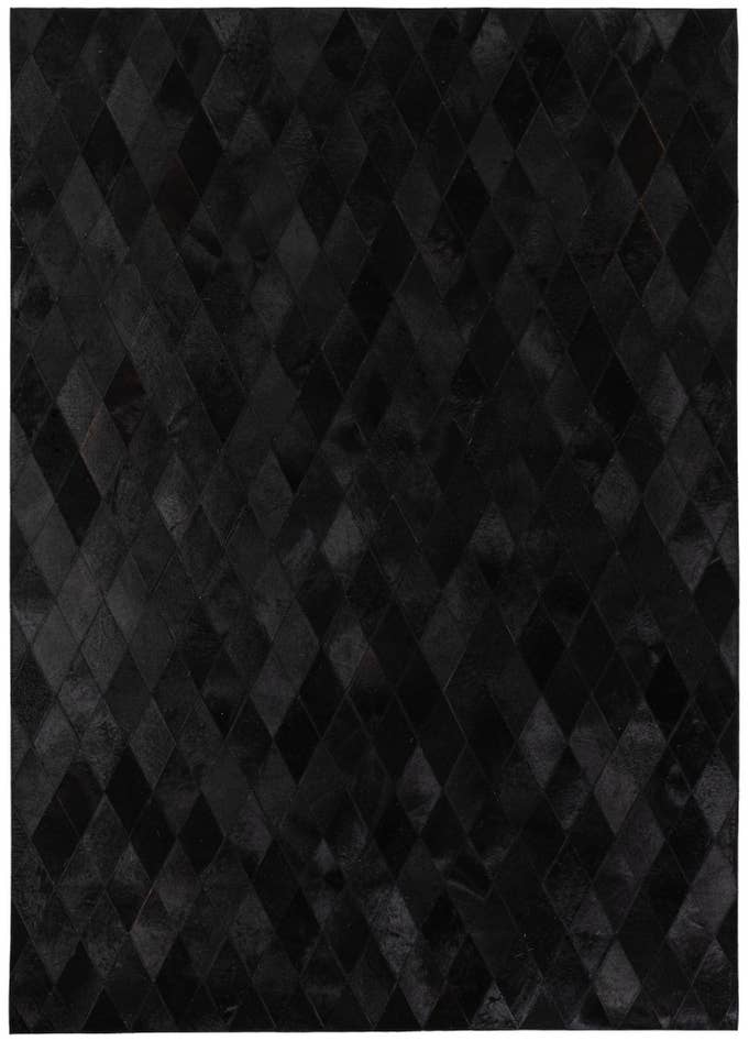 Detail image of 4' 7 x 6' 6 Cowhide Stocks Rug