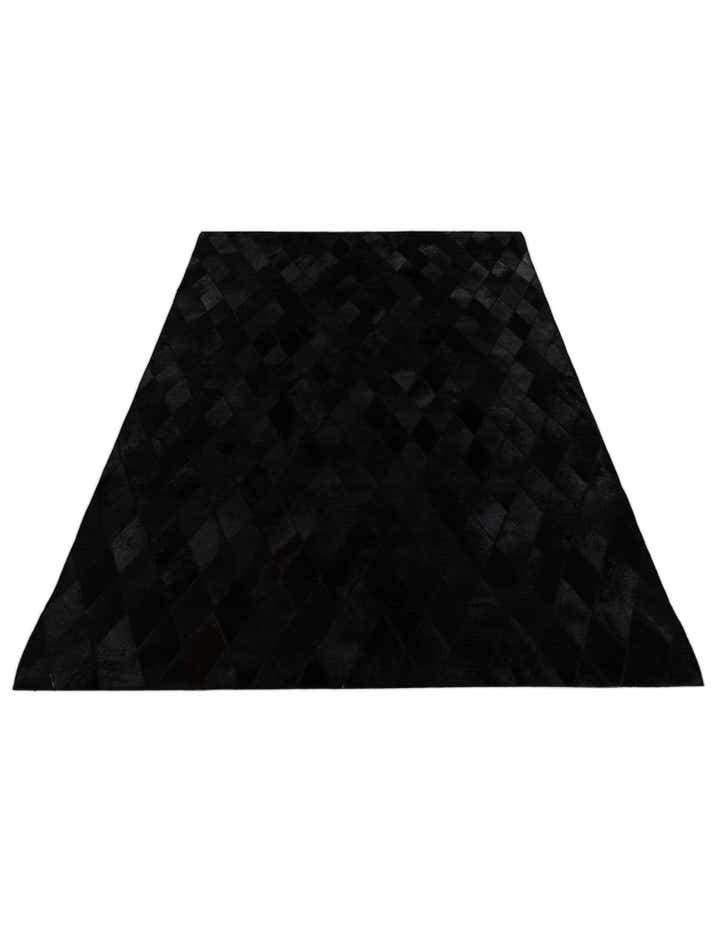 4' 7 x 6' 7 Cowhide Stocks Rug