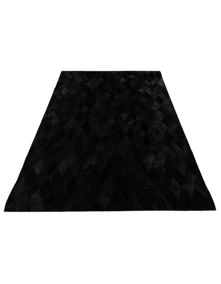 Detail image of 4' 7 x 6' 7 Cowhide Stocks Rug
