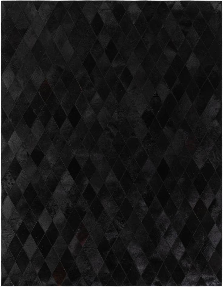 Detail image of 4' 7 x 6' 7 Cowhide Stocks Rug