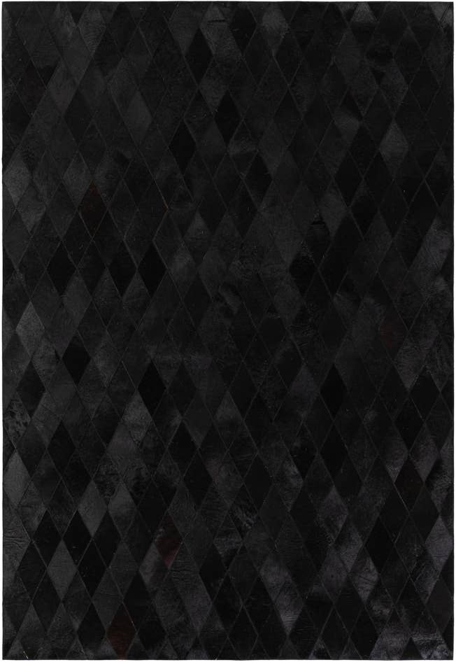 Detail image of 4' 7 x 6' 7 Cowhide Stocks Rug