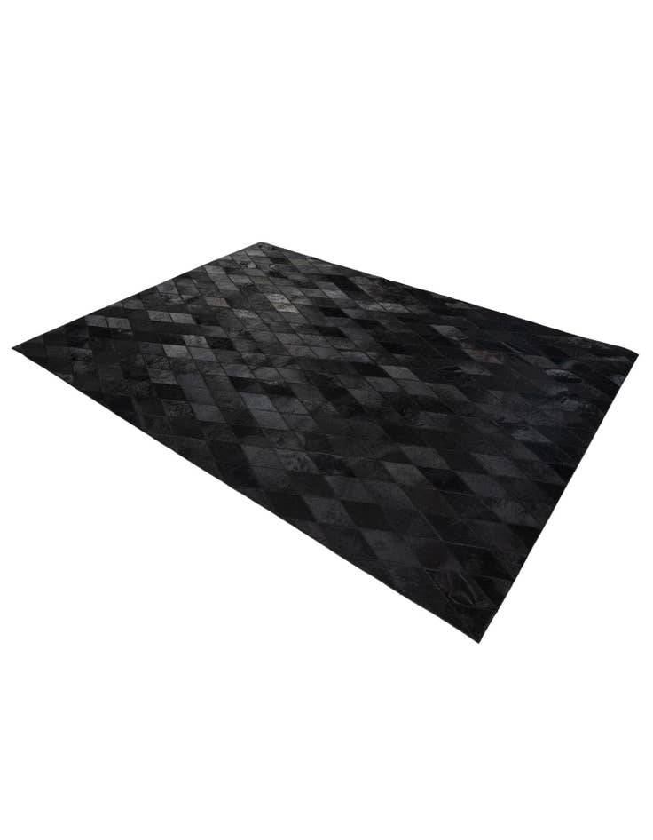 Detail image of 4' 7 x 6' 5 Cowhide Stocks Rug