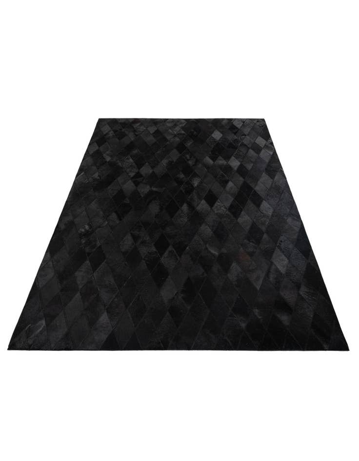 Detail image of 4' 7 x 6' 5 Cowhide Stocks Rug