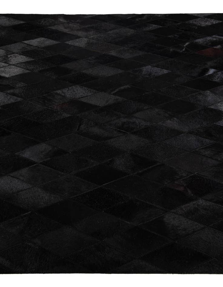 Detail image of 4' 7 x 6' 5 Cowhide Stocks Rug