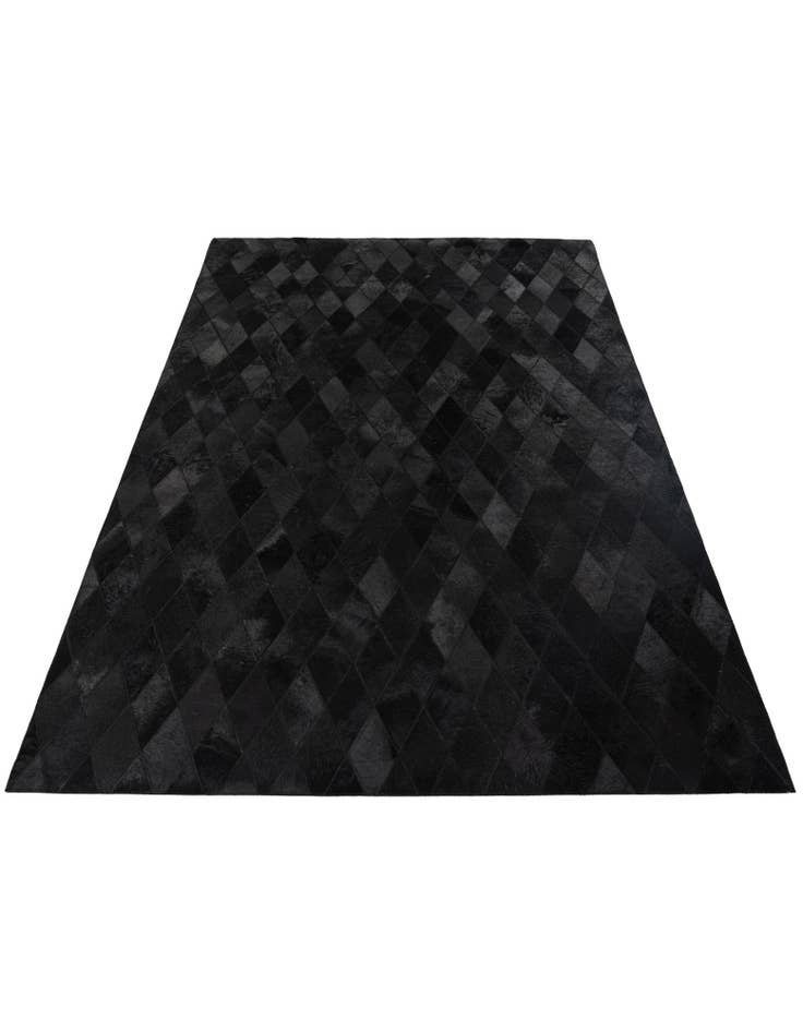 Detail image of 4' 7 x 6' 8 Cowhide Stocks Rug