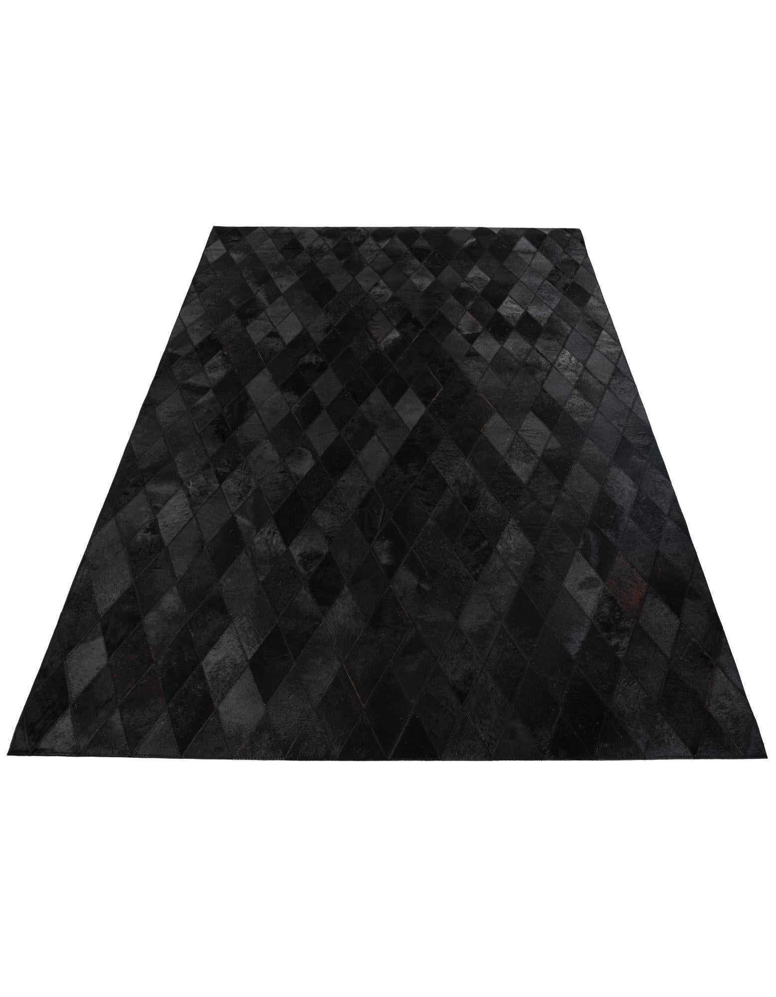 4' 7 x 6' 6 Cowhide Stocks Rug