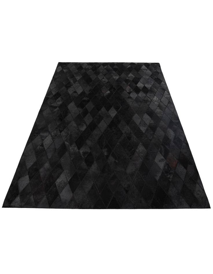 Detail image of 4' 7 x 6' 6 Cowhide Stocks Rug