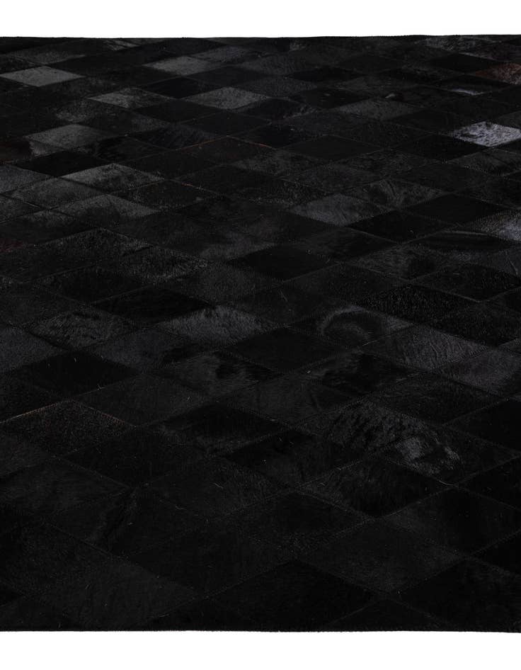 Detail image of 4' 7 x 6' 6 Cowhide Stocks Rug