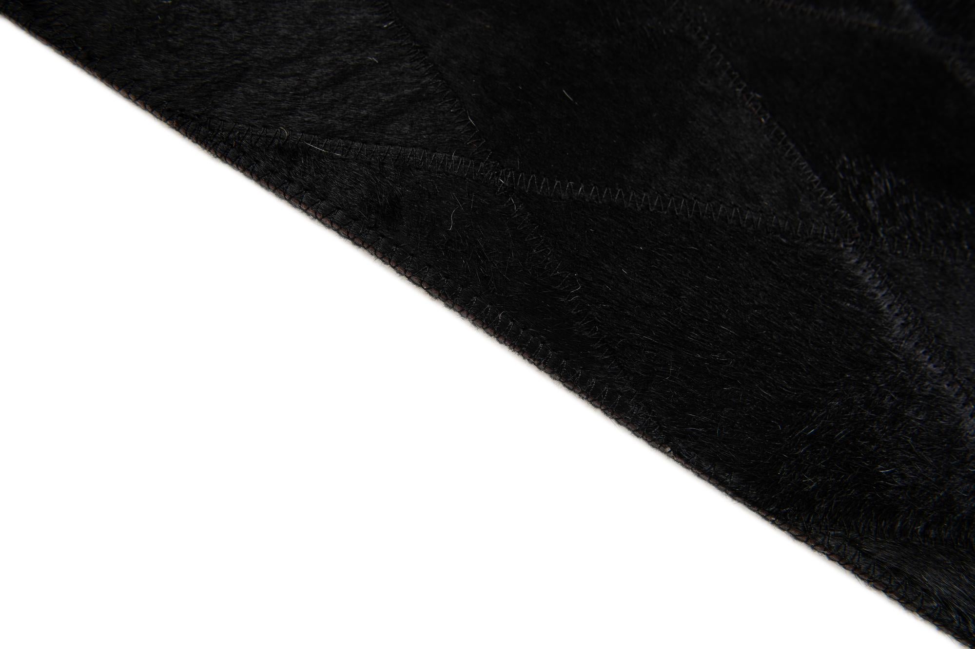 4' 7 x 6' 6 Cowhide Stocks Rug