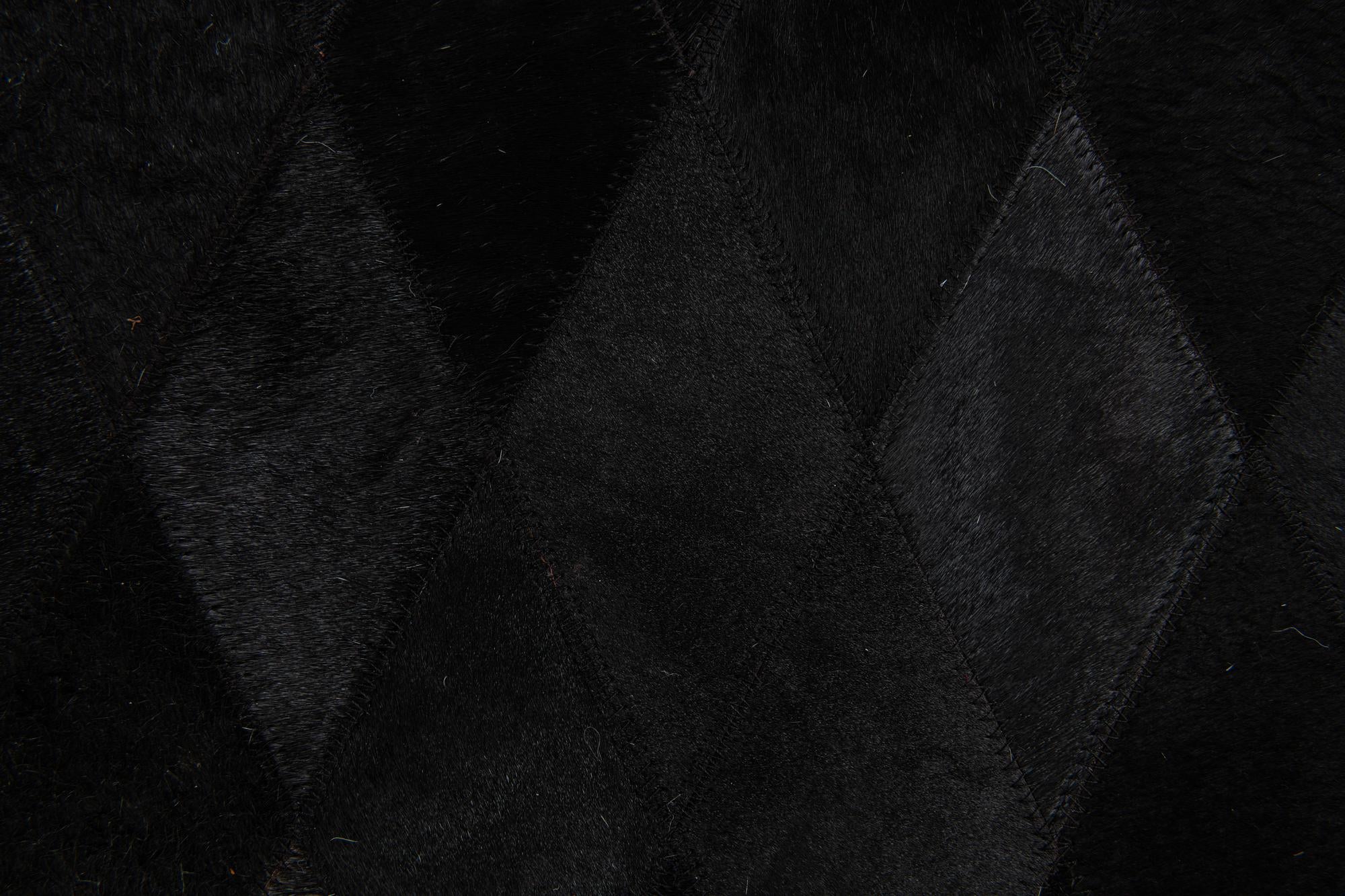 4' 7 x 6' 6 Cowhide Stocks Rug