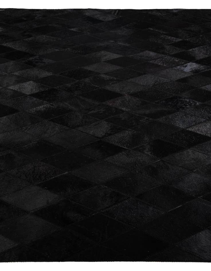 Detail image of 4' 8 x 6' 7 Cowhide Stocks Rug