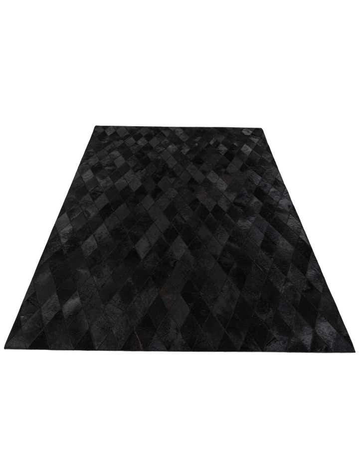 4' 7 x 6' 6 Cowhide Stocks Rug