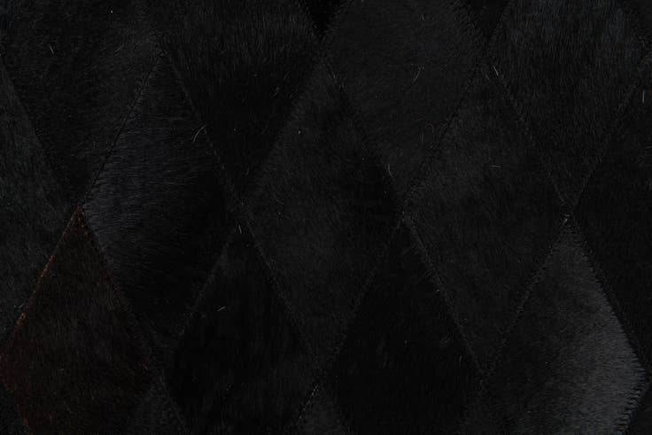Detail image of 4' 7 x 6' 6 Cowhide Stocks Rug