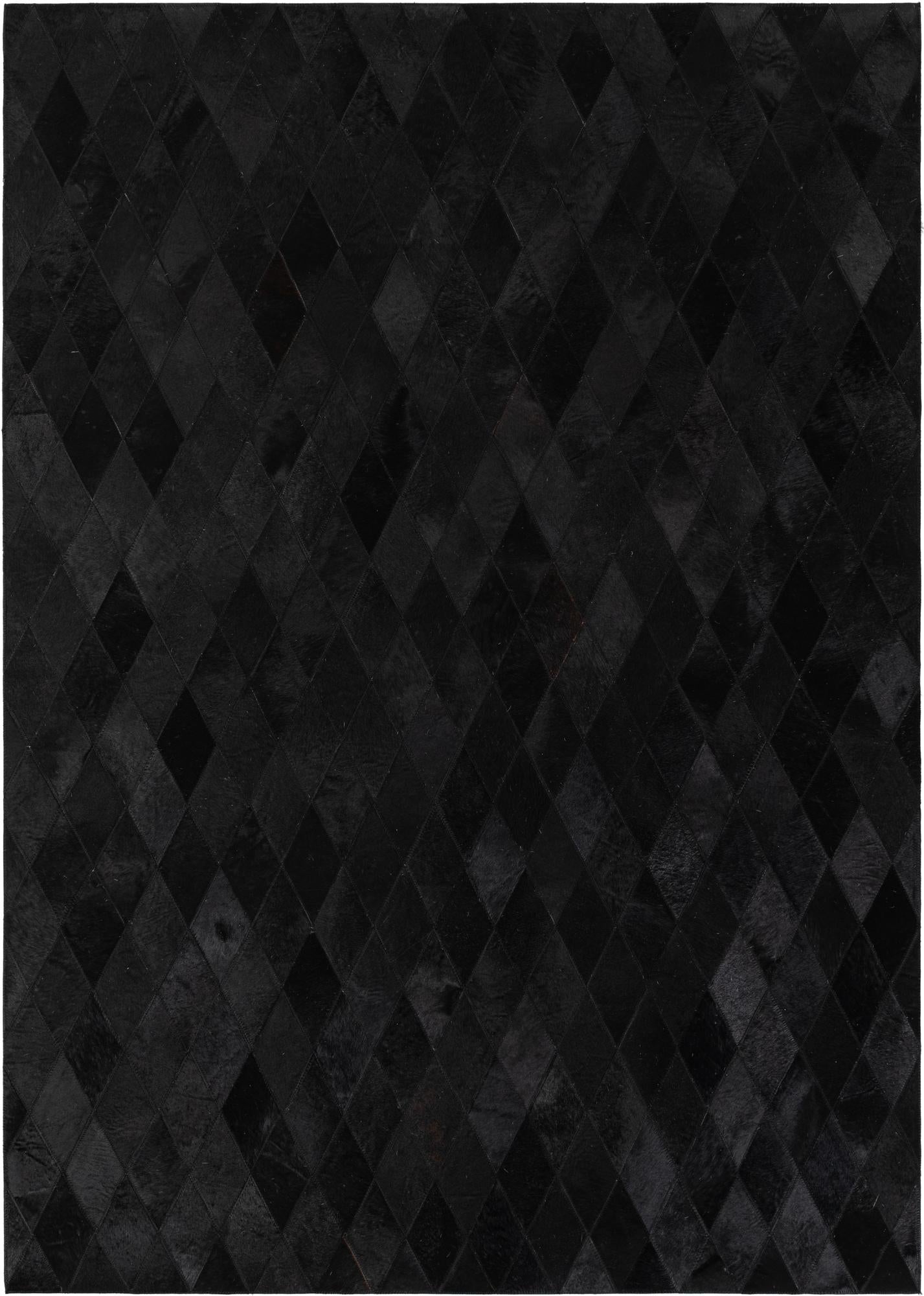 4' 7 x 6' 6 Cowhide Stocks Rug