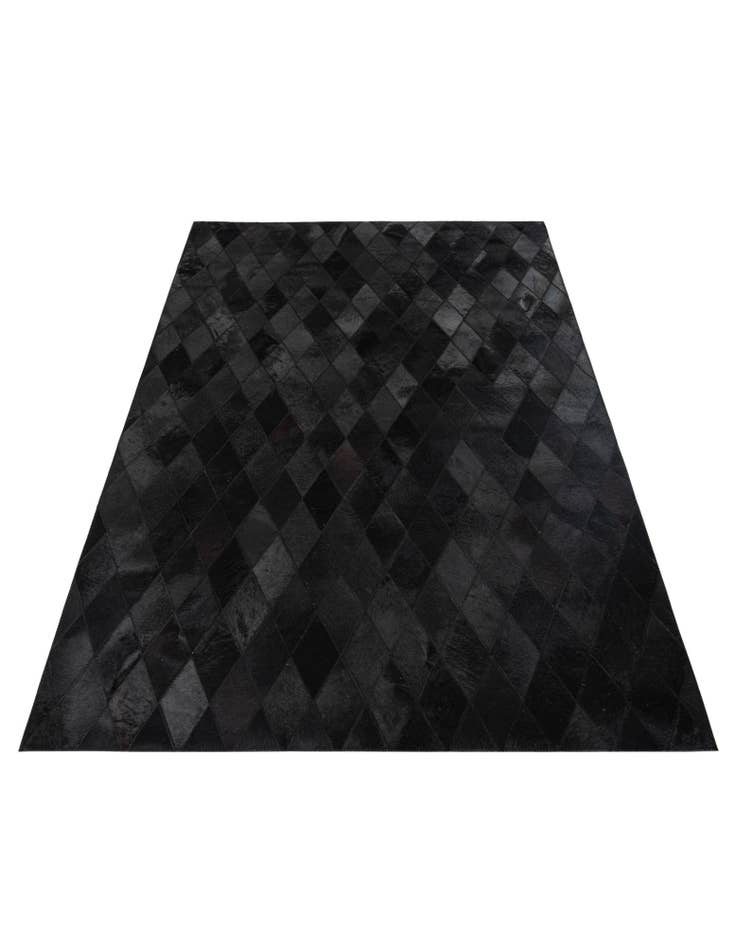 Detail image of 4' x 5' 10 Cowhide Stocks Rug