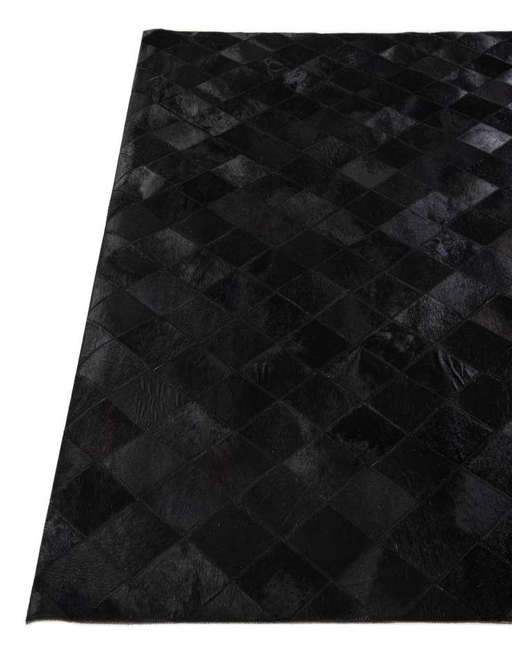 Detail image of 4' x 5' 10 Cowhide Stocks Rug