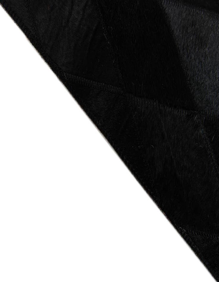 Detail image of 3' 11 x 5' 10 Cowhide Stocks Rug