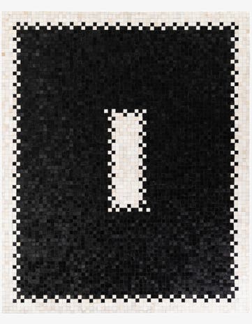 8' 1 x 9' 11 Cowhide Stocks Rug