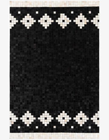 5' 1 x 7' 11 Cowhide Stocks Rug