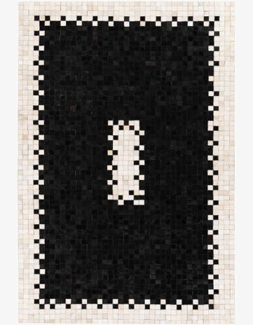 5' 1 x 7' 11 Cowhide Stocks Rug