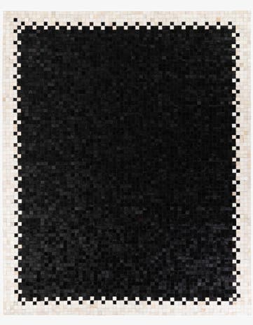 8' 1 x 9' 11 Cowhide Stocks Rug