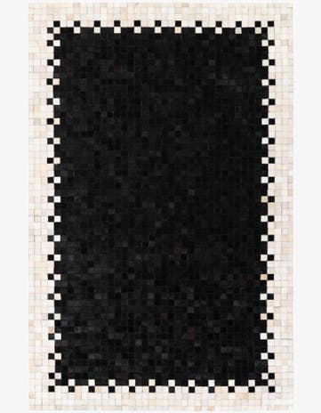 5' 1 x 7' 9 Cowhide Stocks Rug