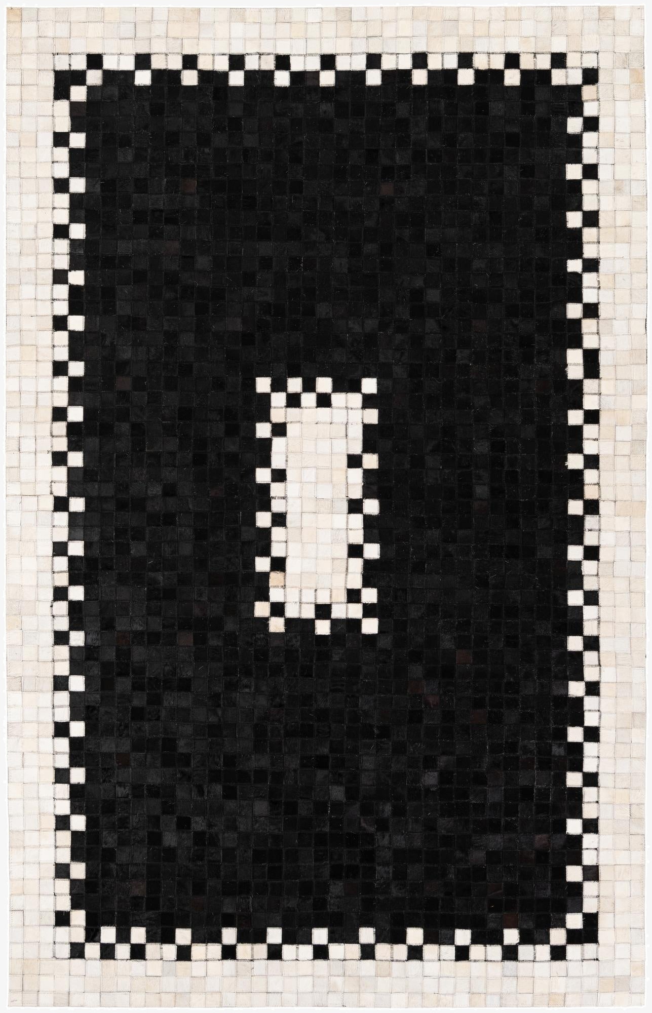 5' 1 x 7' 11 Cowhide Stocks Rug