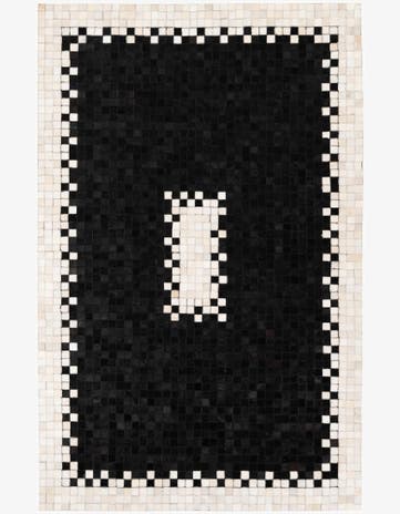 5' 1 x 7' 11 Cowhide Stocks Rug