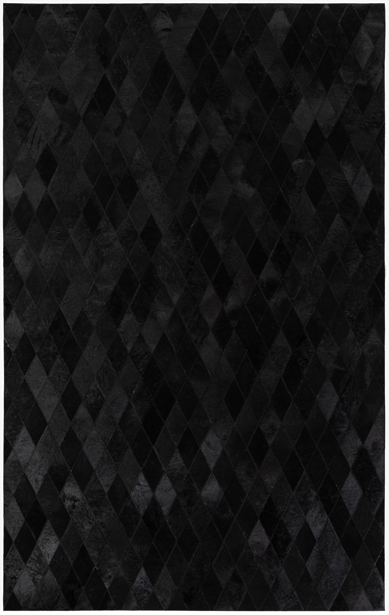 5' 1 x 8' Cowhide Stocks Rug