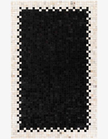 4' 11 x 7' 10 Cowhide Stocks Rug