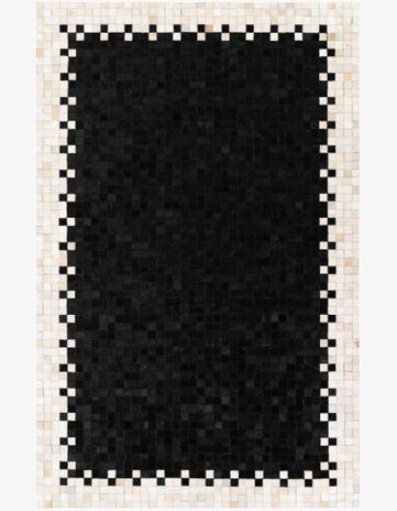 5' 1 x 7' 10 Cowhide Stocks Rug