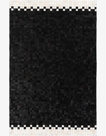 5' 2 x 8' Cowhide Stocks Rug