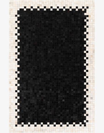 5' x 7' 10 Cowhide Stocks Rug