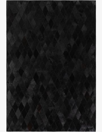 4' 7 x 6' 7 Cowhide Stocks Rug