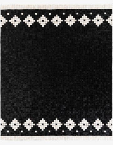 8' 1 x 9' 11 Cowhide Stocks Rug