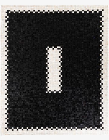 8' 1 x 9' 11 Cowhide Stocks Rug