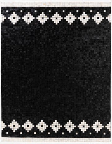 8' x 10' 1 Cowhide Stocks Rug