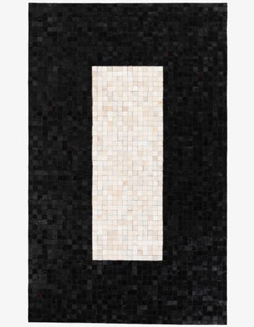 5' x 8' Cowhide Stocks Rug