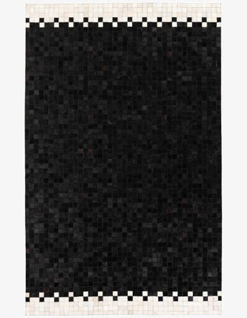 5' x 7' 11 Cowhide Stocks Rug