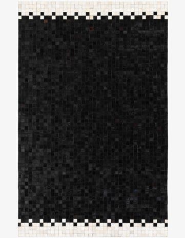 5' x 7' 11 Cowhide Stocks Rug