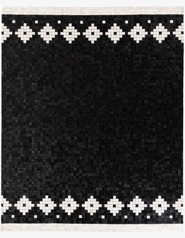 8' 2 x 10' Cowhide Stocks Rug