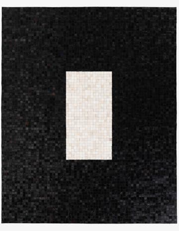 8' 1 x 10' Cowhide Stocks Rug