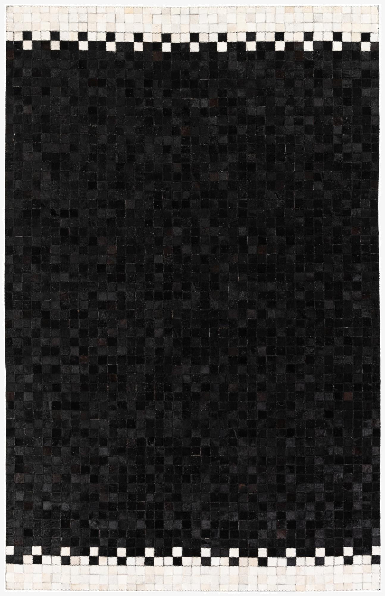 5' x 7' 11 Cowhide Stocks Rug