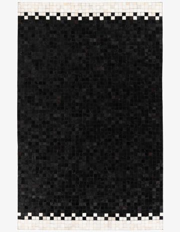 5' x 7' 11 Cowhide Stocks Rug