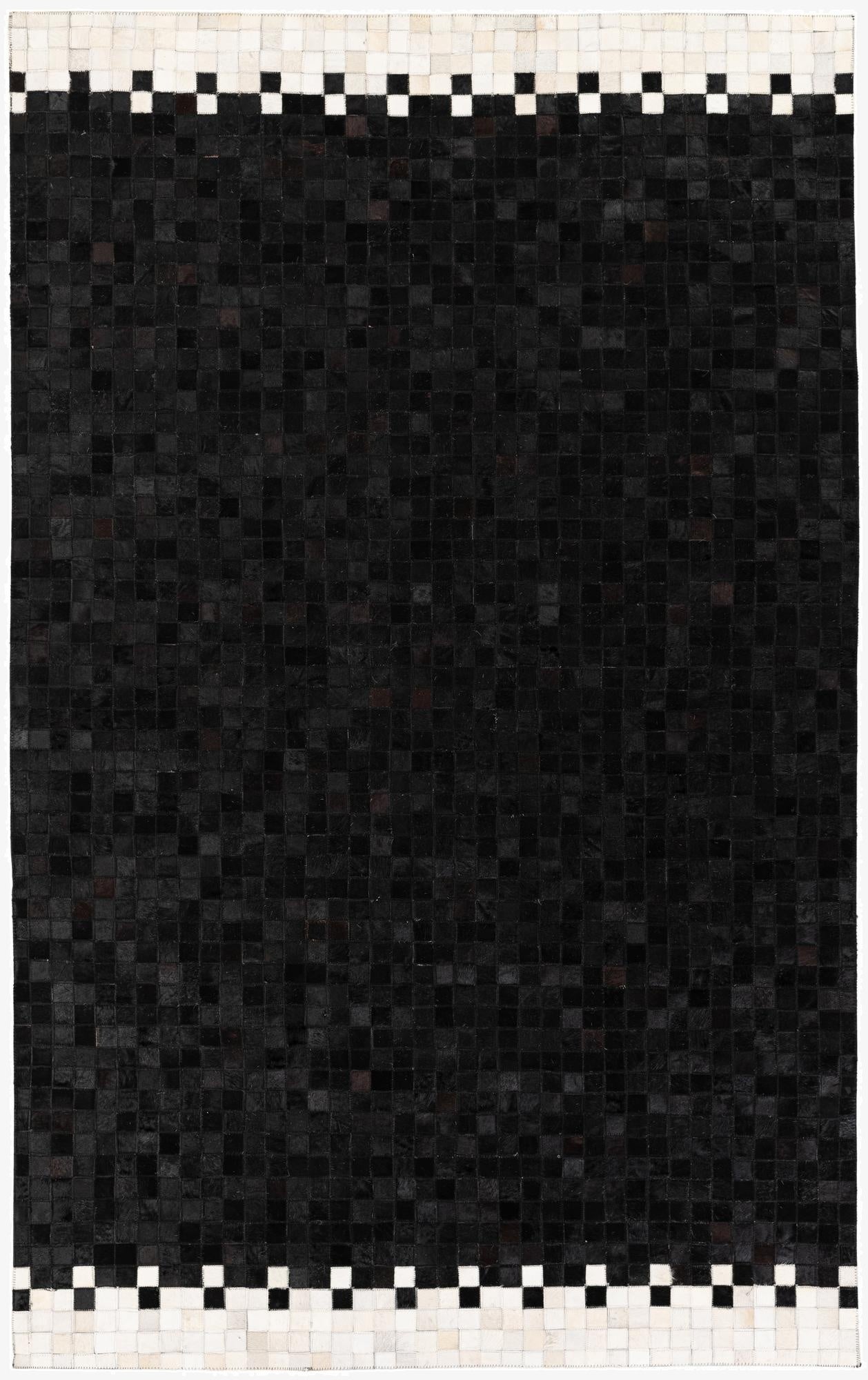 Primary image 5' x 8' Cowhide Stocks Rug