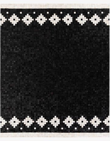 8' 2 x 10' Cowhide Stocks Rug